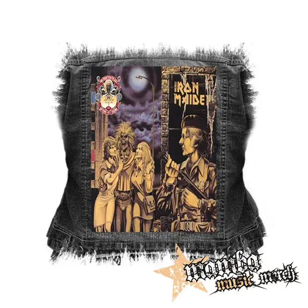 IRON MAIDEN - Women In Uniform - chrbtová nášivka (36 x 27 cm)