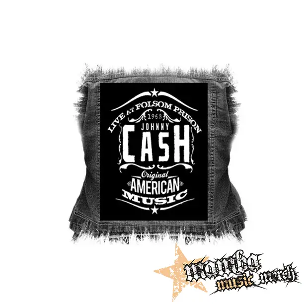 JOHNNY CASH - Original American Music - chrbtová nášivka (36 x 27 cm)