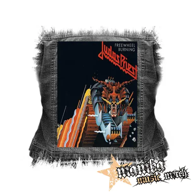 JUDAS PRIEST - Freewheel Burning - chrbtová nášivka (36 x 27 cm)