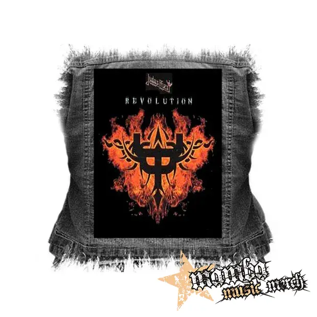 JUDAS PRIEST - Revolution - chrbtová nášivka (36 x 27 cm)
