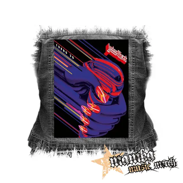 JUDAS PRIEST - Turbo 30 - chrbtová nášivka (36 x 27 cm)