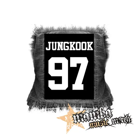 JUNGKOOK - 97 - chrbtová nášivka (36 x 27 cm)