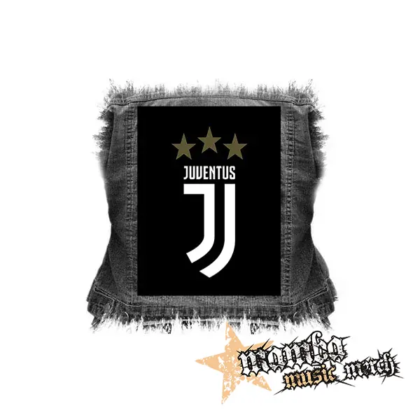JUVENTUS FC - Logo Motive 2 Gold Star - chrbtová nášivka (36 x 27 cm)