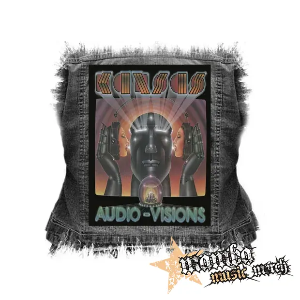 KANSAS - Audio-Visions - chrbtová nášivka (36 x 27 cm)