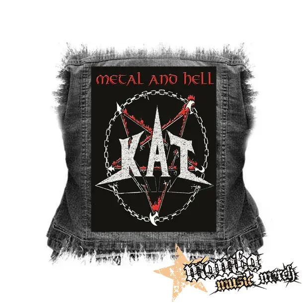 KAT - Metal and Hell - chrbtová nášivka (36 x 27 cm)