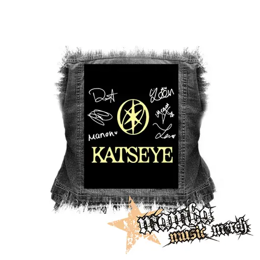 KATSEYE - Logo Signature - chrbtová nášivka (36 x 27 cm)