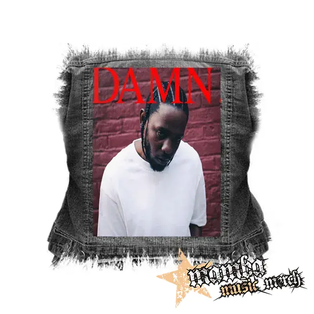KENDRICK LAMAR - DAMN - chrbtová nášivka (36 x 27 cm)