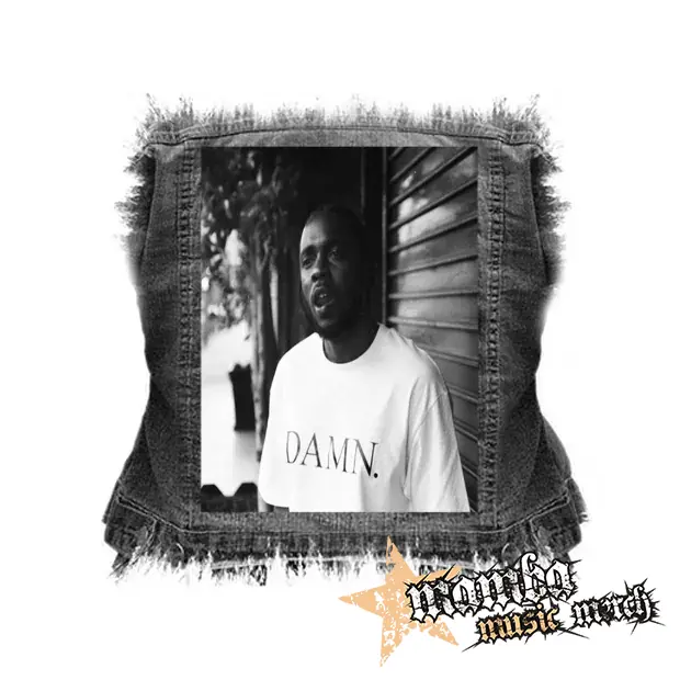 KENDRICK LAMAR - DAMN. COLLECTORS EDITION - chrbtová nášivka (36 x 27 cm)