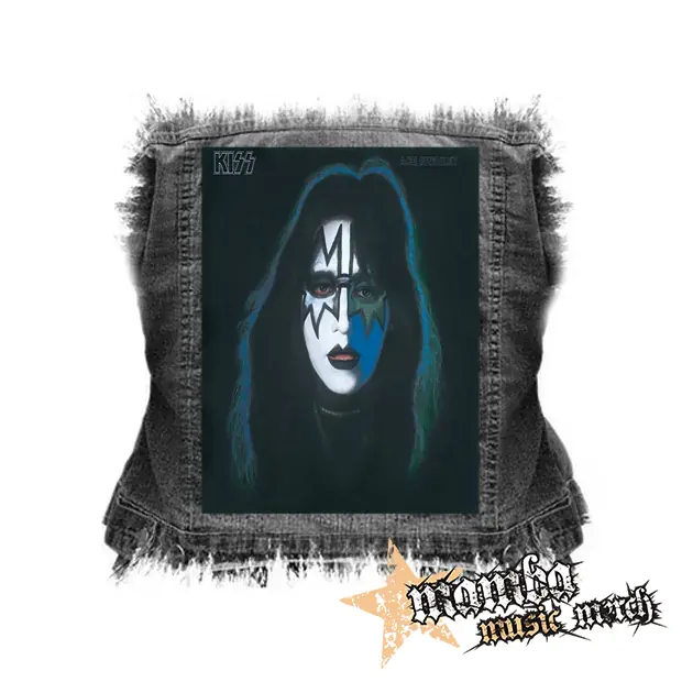 KISS - ACE FREHLEY - 1978 - chrbtová nášivka (36 x 27 cm)