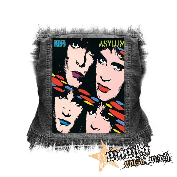 KISS - Asylum - chrbtová nášivka (36 x 27 cm)