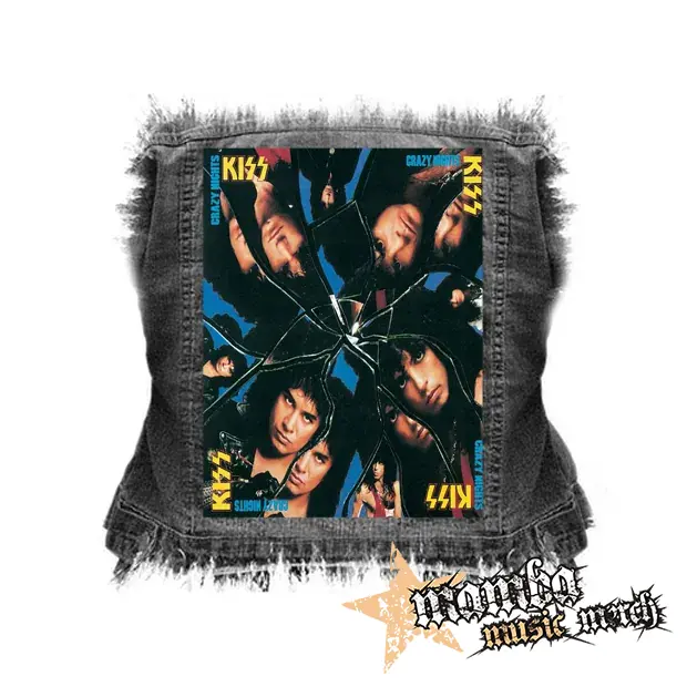 KISS - Crazy NIghts - chrbtová nášivka (36 x 27 cm)