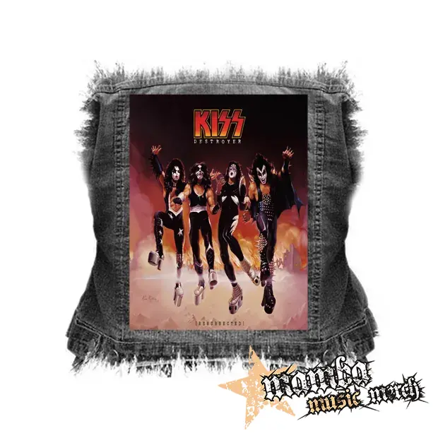 KISS - Destroyer - chrbtová nášivka (36 x 27 cm)