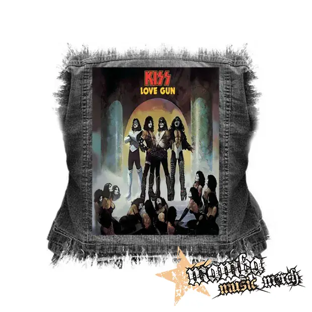 KISS - Love Gun - chrbtová nášivka (36 x 27 cm)