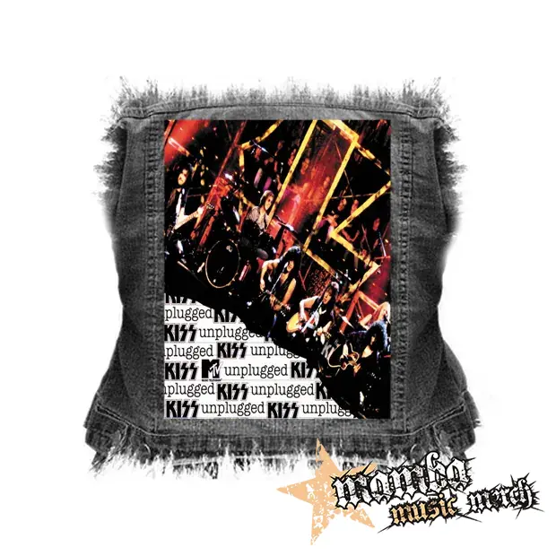 KISS - MTV Unplugged - chrbtová nášivka (36 x 27 cm)