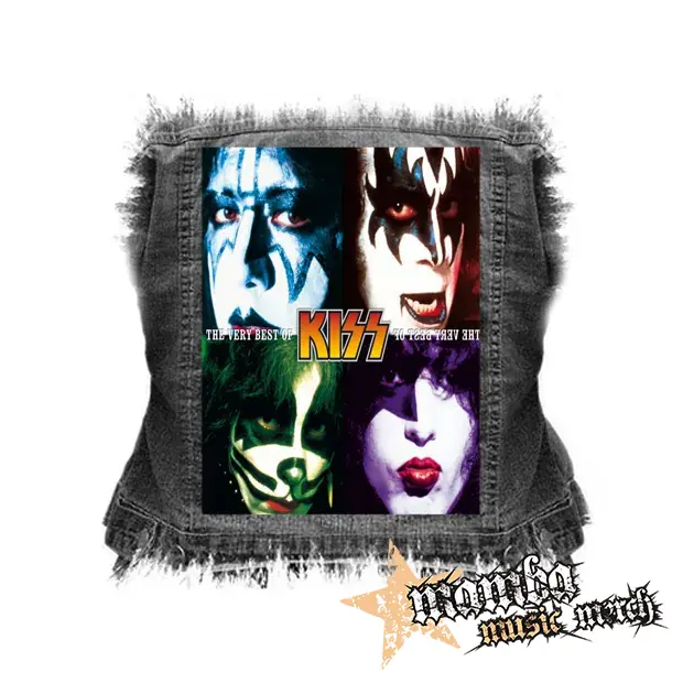 KISS - The Very Best Of Kiss - chrbtová nášivka (36 x 27 cm)