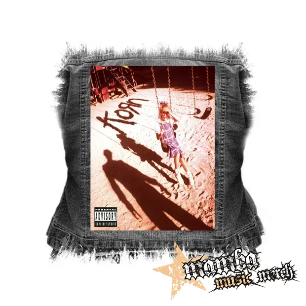 KORN - Debut Album Cover - chrbtová nášivka (36 x 27 cm)