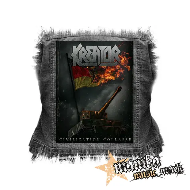 KREATOR - Civilization Collapse - chrbtová nášivka (36 x 27 cm)