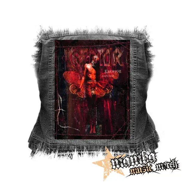 KREATOR - Outcast - chrbtová nášivka (36 x 27 cm)