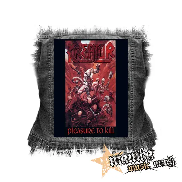 KREATOR - Pleasure To Kill - chrbtová nášivka (36 x 27 cm)