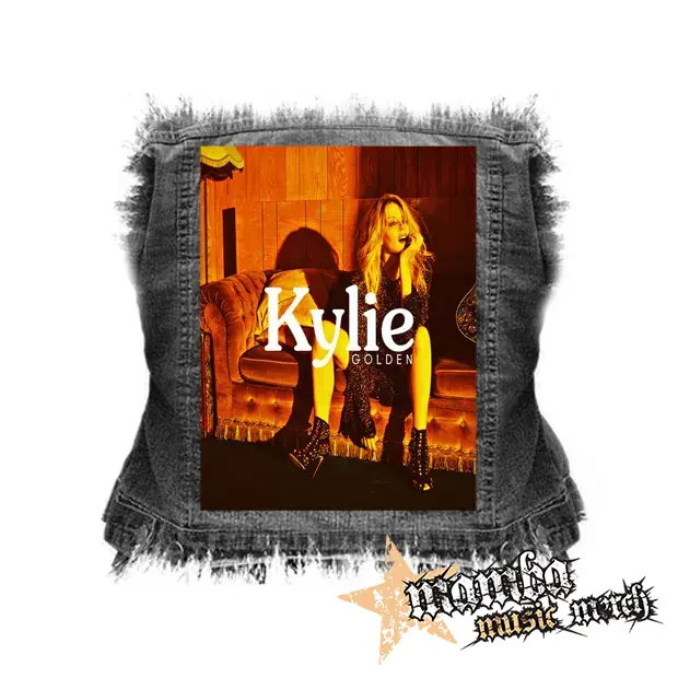KYLIE MINOGUE - Golden - chrbtová nášivka (36 x 27 cm)