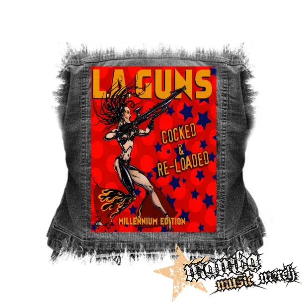 L.A.GUNS - Cocked & Re-Loaded (Millenium Edition) - chrbtová nášivka (36 x 27 cm)