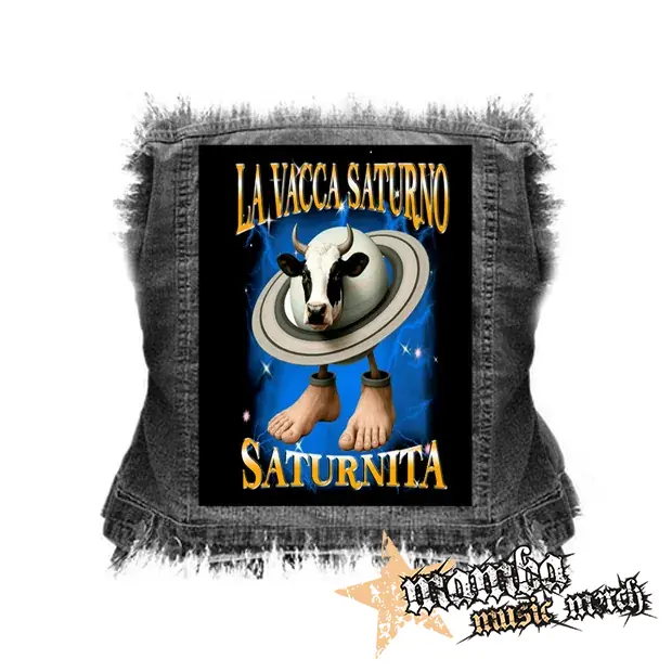 LA VACCA SATURNO SATURNITA - chrbtová nášivka (36 x 27 cm)