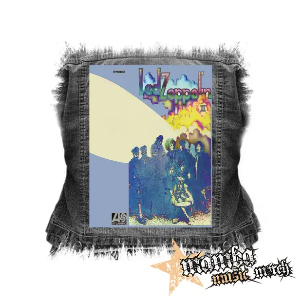 LED ZEPPELIN - Led Zeppelin II - chrbtová nášivka (36 x 27 cm)