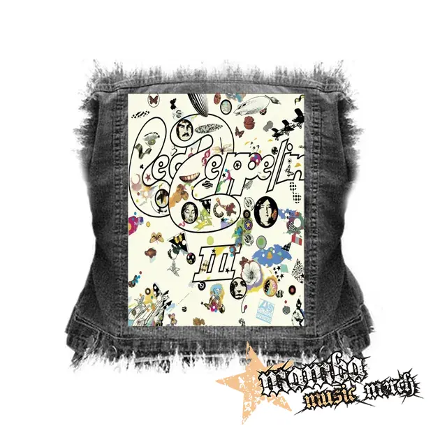 LED ZEPPELIN - Led Zeppelin III - chrbtová nášivka (36 x 27 cm)