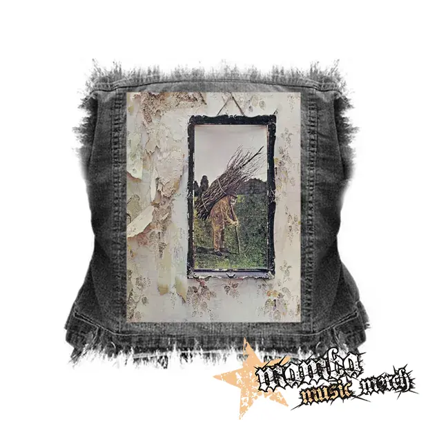 LED ZEPPELIN - Led Zeppelin IV - chrbtová nášivka (36 x 27 cm)