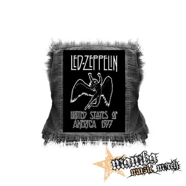 LED ZEPPELIN - United States Of America 1977 - chrbtová nášivka (36 x 27 cm)