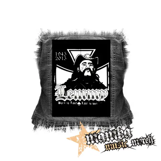 LEMMY KILMISTER - 1945-2015 - chrbtová nášivka (36 x 27 cm)