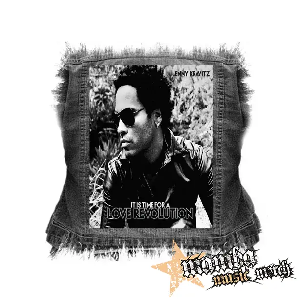 LENNY KRAVITZ - It Is Time For A Love Revolution - chrbtová nášivka (36 x 27 cm)