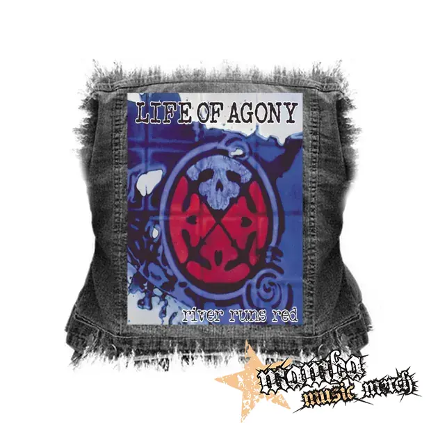 LIFE OF AGONY - River Runs Red - chrbtová nášivka (36 x 27 cm)