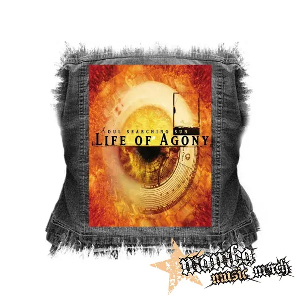 LIFE OF AGONY - Soul Searching Sun - chrbtová nášivka (36 x 27 cm)