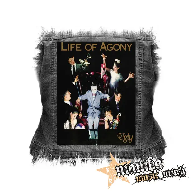 LIFE OF AGONY - Ugly - chrbtová nášivka (36 x 27 cm)