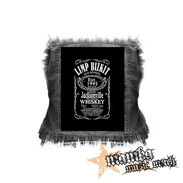 LIMP BIZKIT - Jack Daniels Motive - chrbtová nášivka (36 x 27 cm)