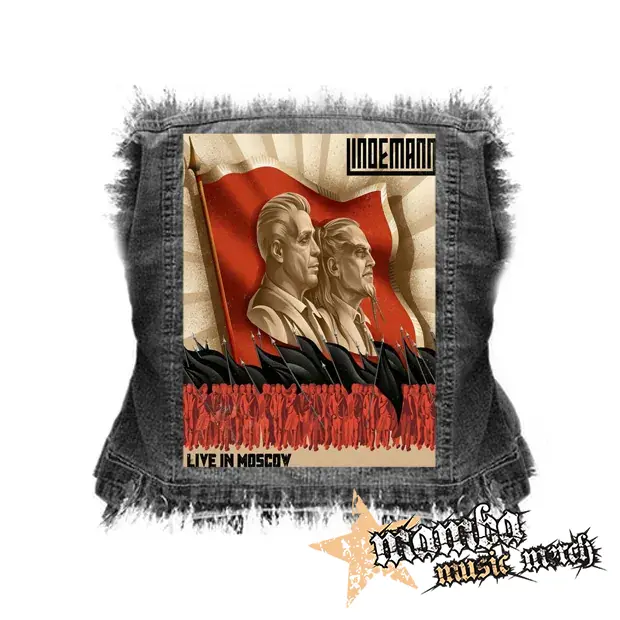 LINDEMANN - Live in Moscow - chrbtová nášivka (36 x 27 cm)