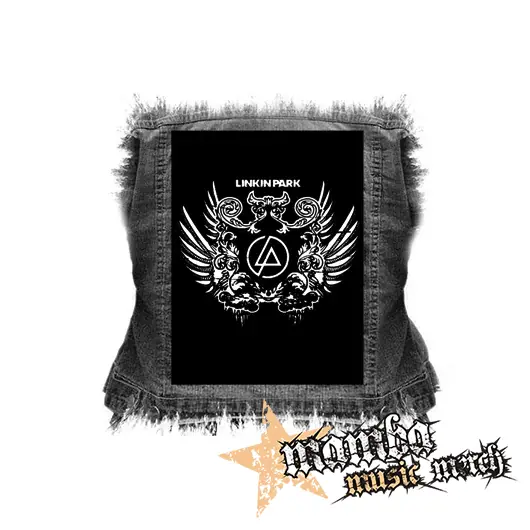 LINKIN PARK - Crest Motive 2 - chrbtová nášivka (36 x 27 cm)