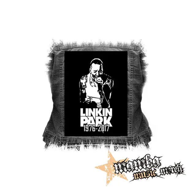 LINKIN PARK - Chester 1976-2017 - chrbtová nášivka (36 x 27 cm)