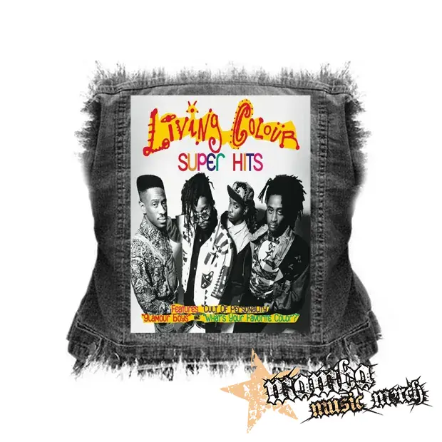 LIVING COLOUR - Super Hits Poster - chrbtová nášivka (36 x 27 cm)