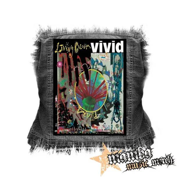 LIVING COLOUR - Vivid - chrbtová nášivka (36 x 27 cm)