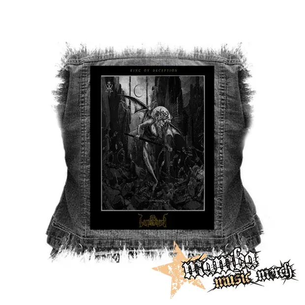 LORNA SHORE - King Ov Deception - chrbtová nášivka (36 x 27 cm)