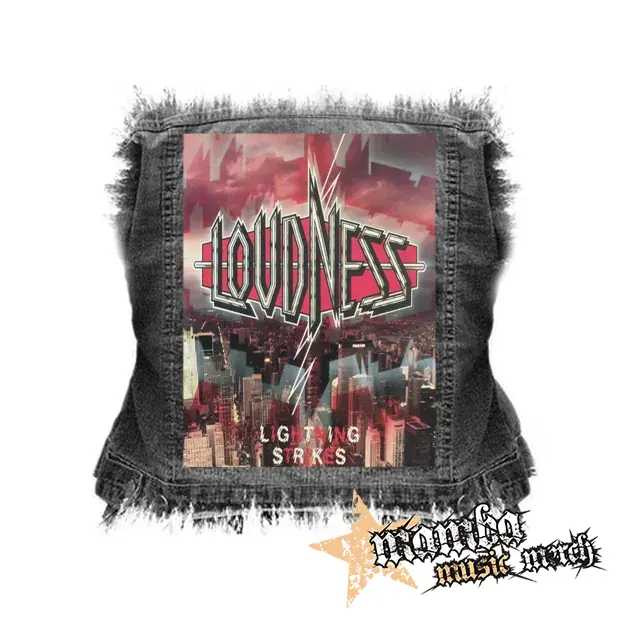 LOUDNESS - Lightning Strikes - chrbtová nášivka (36 x 27 cm)