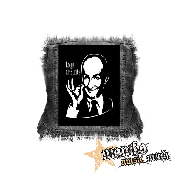 LOUIS DE FUNÉS - Portrait - chrbtová nášivka (36 x 27 cm)