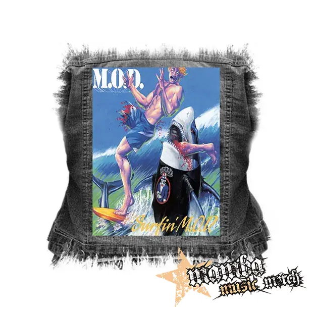 M.O.D. – Surfin´ M.O.D - chrbtová nášivka (36 x 27 cm)