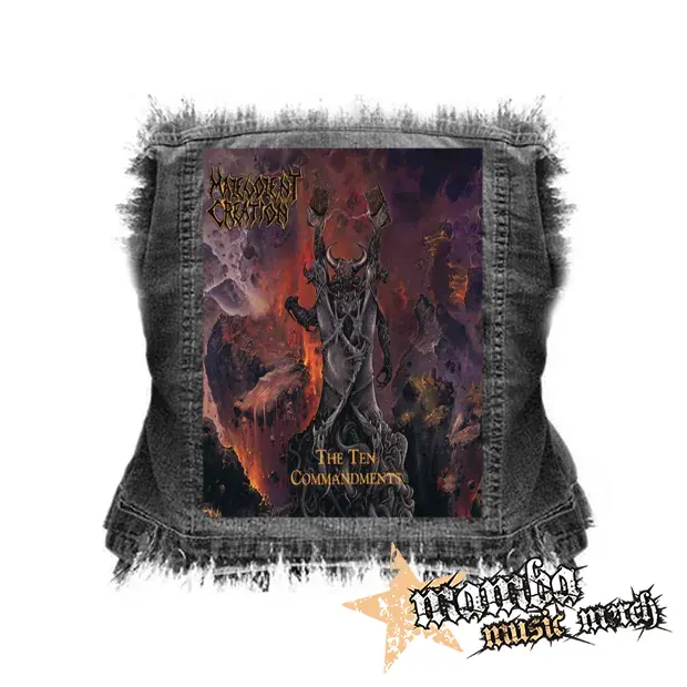 MALEVOLENT CREATION - The Ten Commandments - chrbtová nášivka (36 x 27 cm)