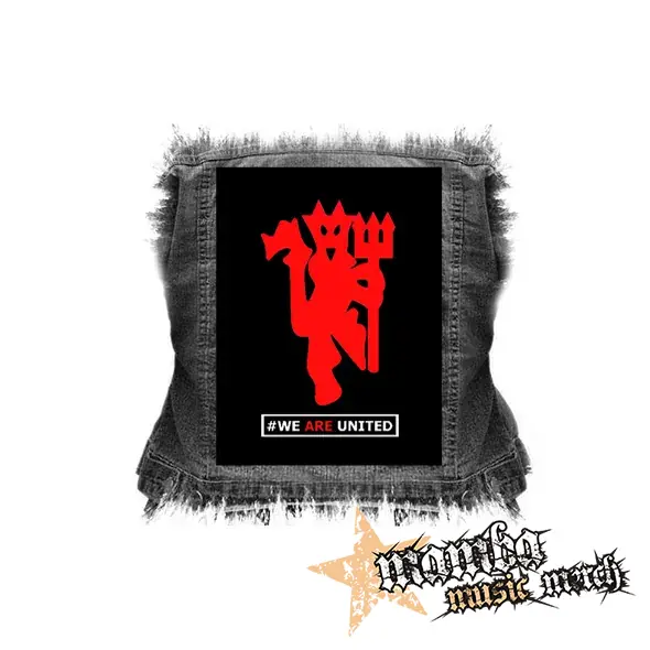 MANCHESTER UNITED - We Are United - chrbtová nášivka (36 x 27 cm)