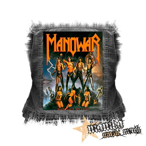 MANOWAR - BLOW YOUR SPEAKERS - chrbtová nášivka (36 x 27 cm)