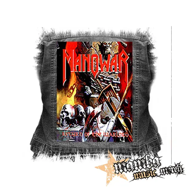 MANOWAR - RETURN OF THE WARLORD - chrbtová nášivka (36 x 27 cm)