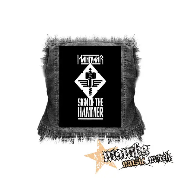 MANOWAR - Sign Of The Hammer (2) - chrbtová nášivka (36 x 27 cm)
